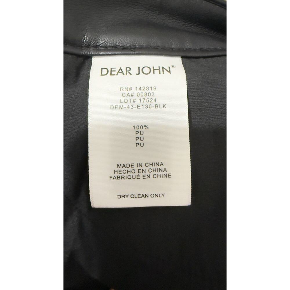 Dear John Jeanne Cropped Flare Mid Rise Vegan Leather Pants Women’s Size 29 - Picture 14 of 14